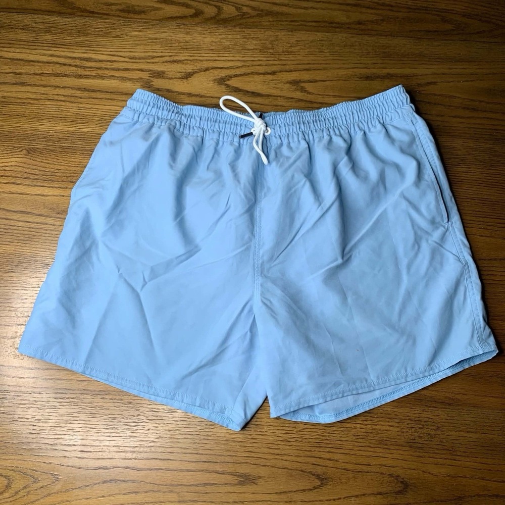Oakley Board Shorts Mens L Light Blue Excellent Ripstop Swim Trunks